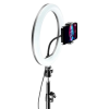 Lampă circulară Cellularline Selfie Ring Pro Multicolor Negru - 160 cm Lampă circulară Cellularline Selfie Ring Pro Multicolor Negru - 160 cm