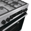 Комбинированная плита Gorenje GKS6C71XF Нержавеющая сталь - 3.3 кВт | A | 71 л