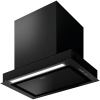 Hota încorporabilă Elica HIDDEN 2.0 BL MAT/A/52 Negru - Recirculare,Evacuare | 1300 m3/h | 280 W | 150 mm