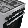 Комбинированная плита Gorenje GKS5C71XF Нержавеющая сталь - 3.3 кВт | A | 275°C | 70 л
