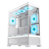 Carcasă PC Gamemax VISTA AW Midi-Tower Alb - Fără PSU | ARGB Carcasă PC Gamemax VISTA AW Midi-Tower Alb - Fără PSU | ARGB