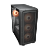 Carcasă PC Cougar MX600 Mini V2 Pro Midi-Tower Negru - Fără PSU | Metal,Sticlă călită | ARGB