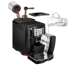Aparat de cafea DeLonghi ECAM22.115.B Negru - Cafea măcinată, Cafea boabe | 1450 W | 15 bar | 1.8 l Aparat de cafea DeLonghi ECAM22.115.B Negru - Cafea măcinată, Cafea boabe | 1450 W | 15 bar | 1.8 l