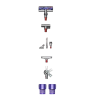 Aspirator Vertical Dyson V10 Origin Violet - Uscată | 151 W | Container | 0.76 l
