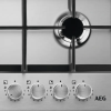 Газовая варочная панель AEG HGB64420SM Нержавеющая сталь - 8.8 кВт | Нержавеющая сталь