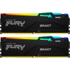 Оперативная память Kingston FURY Beast RGB FURY Beast RGB 64 ГБ Чёрный - DDR5 SDRAM | 5600 МГц | 2x 32 ГБ Оперативная память Kingston FURY Beast RGB FURY Beast RGB 64 ГБ Чёрный - DDR5 SDRAM | 5600 МГц | 2x 32 ГБ
