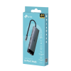 Adaptor Hub TP-LINK UH9120C Argintiu - 0.18 m | USB | Aluminiu Adaptor Hub TP-LINK UH9120C Argintiu - 0.18 m | USB | Aluminiu