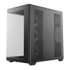 Компьютерный корпус Deepcool CG590U 5F Midi-Tower Черный - Без блока питания | Сталь, Пластик ABS, Закаленное стекло | ARGB
