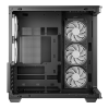 Компьютерный корпус Deepcool CG590U 5F Midi-Tower Черный - Без блока питания | Сталь, Пластик ABS, Закаленное стекло | ARGB