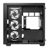 Компьютерный корпус Deepcool CG590U 5F Midi-Tower Черный - Без блока питания | Сталь, Пластик ABS, Закаленное стекло | ARGB