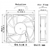 Ventilator culer KASAN K808025 17.6 W 220 - 240 V 40 m3/h 2500 rot/min Ventilator culer KASAN K808025 17.6 W 220 - 240 V 40 m3/h 2500 rot/min