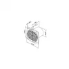Вентилятор SIMPLE D 125 D 16 Вт 230 В 180 м3/ч 2400 об/мин Ventika
