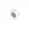 Вентилятор Ventika SIMPLE D 125 D 16 Вт 220 - 240 В 180 м3/ч 2400 об/мин