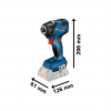 Mașină de înşurubat cu impact pe acumulator (fără acumulator) GDR 18V-200 200 Nm 18 V 3400 rot/min Bosch Mașină de înşurubat cu impact pe acumulator (fără acumulator) GDR 18V-200 200 Nm 18 V 3400 rot/min Bosch