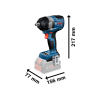 Mașină de găurit cu percuție pe acumulator (fără acumulator) GDS 18V-750 C 18 V 0 - 3000 percuţii/min Bosch