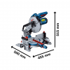 Циркулярная пила Bosch GCM 216 1300 Вт 220 - 240 В 4800 об/мин