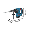 Ciocan rotopercutor SDS Plus GBH 3-28 DFR 800 W 220 - 240 V 3.1 J 0 - 4000 percuții/min Bosch Ciocan rotopercutor SDS Plus GBH 3-28 DFR 800 W 220 - 240 V 3.1 J 0 - 4000 percuții/min Bosch