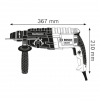 Ciocan rotopercutor SDS Plus GBH 2-24 DRE PROF 790 W 220 - 240 V 2.7 J 0 - 4200 percuţii/min Bosch Ciocan rotopercutor SDS Plus GBH 2-24 DRE PROF 790 W 220 - 240 V 2.7 J 0 - 4200 percuţii/min Bosch