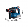 Аккумуляторный перфоратор SDS Plus, Цилиндрический, Шестигранный GBH 18V-22 X 18 В 2 Дж 0 - 4675 уд/мин Bosch