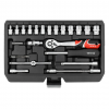Set de chei tubulare cu clichet 1/4" AS-DRIVE 68 buc. Yato Set de chei tubulare cu clichet 1/4