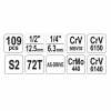 Set de instrumente 38891 1/2, 1/4, 3/8
