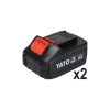 Mașină de găurit cu percuție pe acumulator 18 V 0 - 29750 percuţii/min Yato