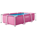 Piscină RECTANGULAR FRAME 220x150x60 cm, 1622L, cadru metalic, roz, Intex, model 827335, SKU 28266