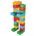 Set de cărămizi mari de construcție cu roți (43 piese) Set de cărămizi mari de construcție cu roți (43 piese)