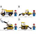 Set de construcție ”Transport pentru construcții”, 4 modele, de la 91 pînă la 155 elem.