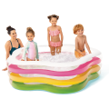 INTEX Piscină gonflabilă pentru copii cu baza gonflabilă 185x180x53 cm, 460 L, 3+