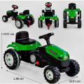 Tractor cu remorca ACTIVE, verde