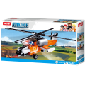 Set de construcție „Elicopter de pompieri”, 129 elem. Set de construcție „Elicopter de pompieri”, 129 elem.