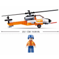 Set de construcție „Elicopter de pompieri”, 129 elem. Set de construcție „Elicopter de pompieri”, 129 elem.