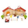 Set de joc din lemn „Ferma cu animale” Set de joc din lemn „Ferma cu animale”