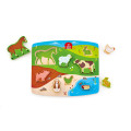 Puzzle tactil Animale de la ferma Puzzle tactil Animale de la ferma