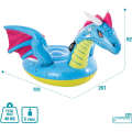 INTEX Plută-saltea gonflabilă “Dragon” cu mânere, 201х191 cm, până la 40 kg, 3+ INTEX Plută-saltea gonflabilă “Dragon” cu mânere, 201х191 cm, până la 40 kg, 3+