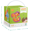 Puzzle 6 în 1 „Animale de pădure”