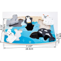 Puzzle tactil – inserție „Animăluțe polare” Puzzle tactil – inserție „Animăluțe polare”
