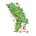 Joc puzzle educațional „Harta Moldovei”, 100 piese Joc puzzle educațional „Harta Moldovei”, 100 piese