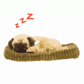 Cățeluș „Mops” cu imitație de respirație Cățeluș „Mops” cu imitație de respirație
