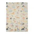 Covoras educativ cu 2 fete din spumă (alfabet), 180 x 120 x 1 cm