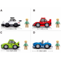 Set de construcție „Automobil de oraș”, 4 modele, de la 157 pînă la 169 elem. Set de construcție „Automobil de oraș”, 4 modele, de la 157 pînă la 169 elem.