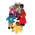 Детский набор мини — кукол «Happy Family African American» Детский набор мини — кукол «Happy Family African American»