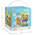 Puzzle 4 în 1 „Ziua mea”, 72 elem. Puzzle 4 în 1 „Ziua mea”, 72 elem.