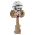 «Kendama Super Sticky X Original», rulment metalic, ața 62/65 cm, King size 7.5 x 6 x 18 cm, „Picături de ploaie”, albă «Kendama Super Sticky X Original», rulment metalic, ața 62/65 cm, King size 7.5 x 6 x 18 cm, „Picături de ploaie”, albă