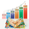 Carte portabilă cu jocuri de societate „Aventuri la muzeu”, 6 în 1 (engl.)