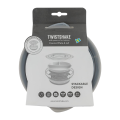 Секционная тарелка для прикорма Twistshake, 6+ месяцев, серая