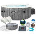 INTEX Jacuzzi SPA gonflabil „Greywood Deluxe” 196х71 cm, 795L, 4 persoane INTEX Jacuzzi SPA gonflabil „Greywood Deluxe” 196х71 cm, 795L, 4 persoane