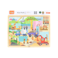 Puzzle din lemn „Șantier” 48 elem. Puzzle din lemn „Șantier” 48 elem.