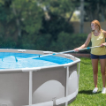 INTEX Set de curățare a piscinei: mâner telescopic de 239 cm, plasă, duză cu pungă INTEX Set de curățare a piscinei: mâner telescopic de 239 cm, plasă, duză cu pungă